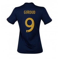 Echipament fotbal Franţa Olivier Giroud #9 Tricou Acasa Mondial 2022 pentru femei maneca scurta